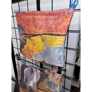 Tiger Mist Watercolor Tube Top